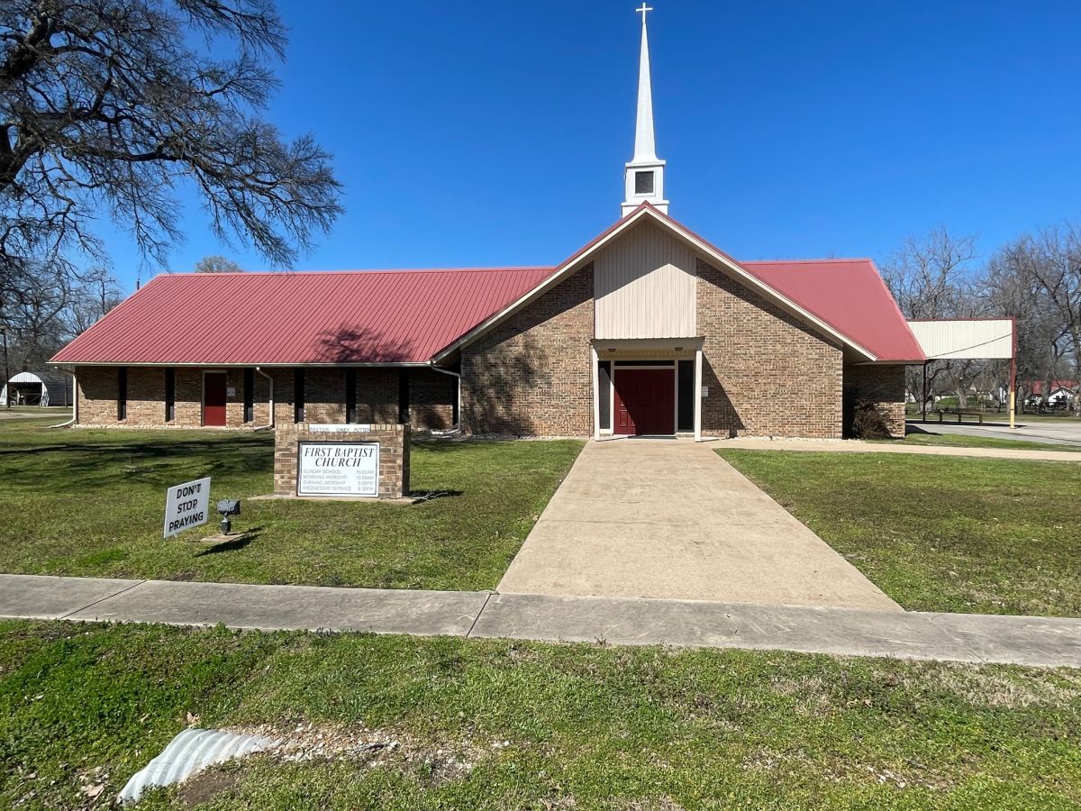 Front of church from street