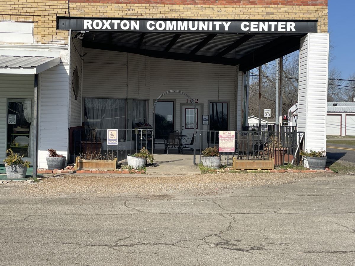 Street photo of community center front entrance